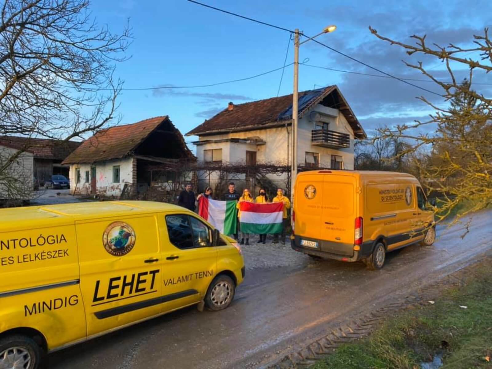 Volunteers helped Croatian families after Earthquake